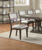 Contemporary Dining Room Furniture Dining Table w Leaf Ash Gray Large Family 9pc Dining Set 8x Side Chairs