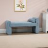 COOLMORE Modern Ottoman Bench, Bed stool made of loop gauze, End Bed Bench, Footrest for Bedroom, Living Room, End of Bed, Hallway