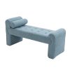 COOLMORE Modern Ottoman Bench, Bed stool made of loop gauze, End Bed Bench, Footrest for Bedroom, Living Room, End of Bed, Hallway