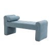 COOLMORE Modern Ottoman Bench, Bed stool made of loop gauze, End Bed Bench, Footrest for Bedroom, Living Room, End of Bed, Hallway