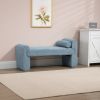 COOLMORE Modern Ottoman Bench, Bed stool made of loop gauze, End Bed Bench, Footrest for Bedroom, Living Room, End of Bed, Hallway