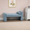 COOLMORE Modern Ottoman Bench, Bed stool made of loop gauze, End Bed Bench, Footrest for Bedroom, Living Room, End of Bed, Hallway